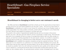 Tablet Screenshot of hearthsmart.com